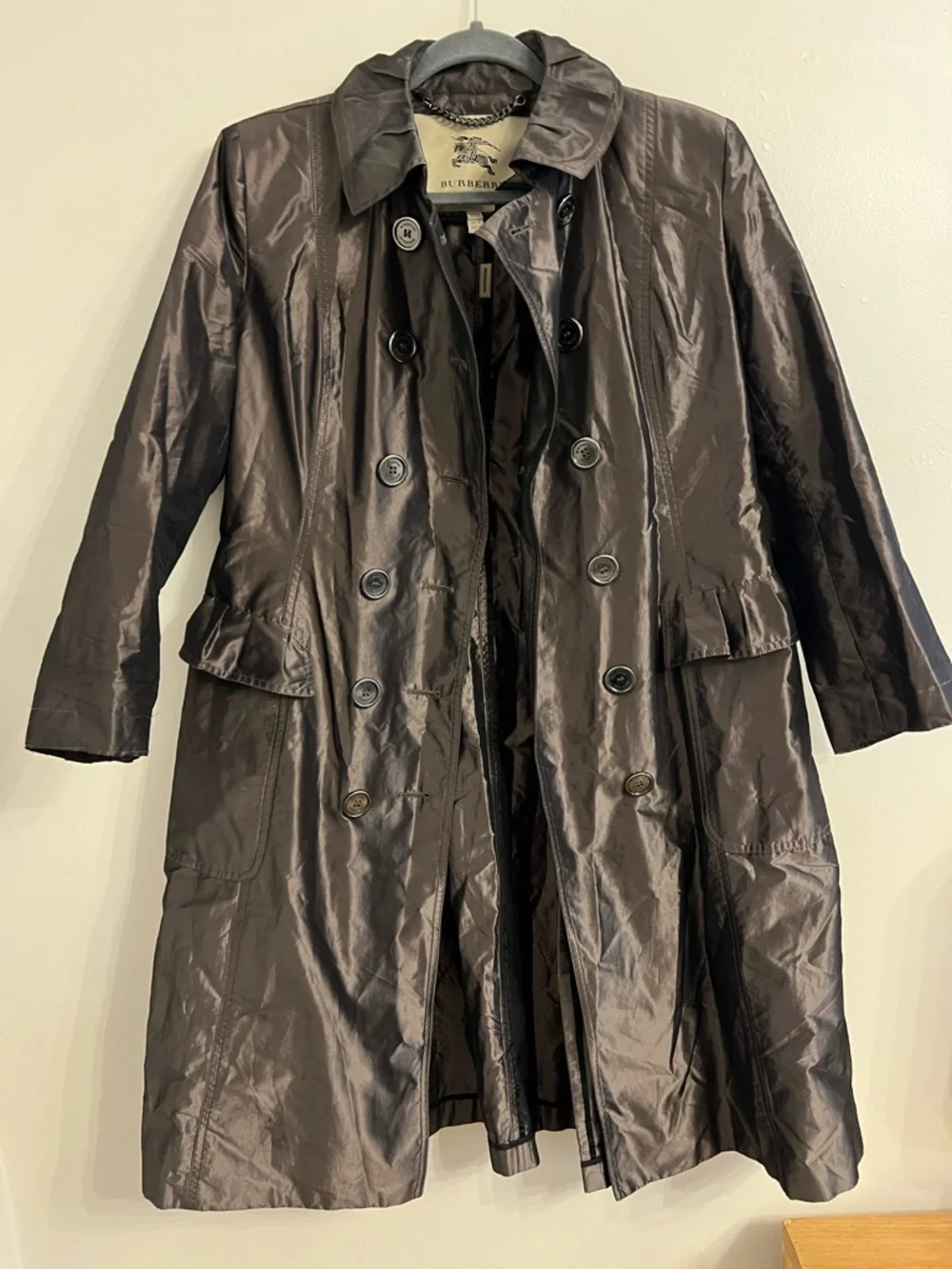 Burberry Women’s Metalli trench Coat - Picture 2 of 5